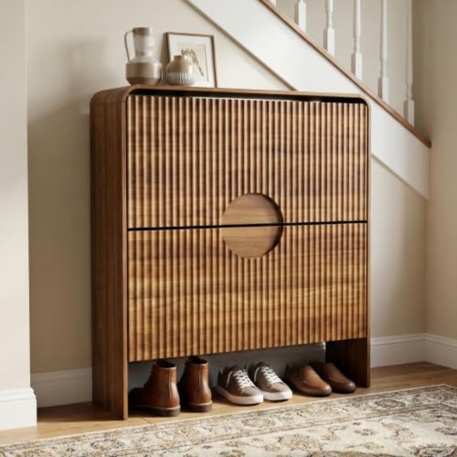 Shoe Rack Cabinet Narrow Entryway - Wąska szafka na buty do przedpokoju,