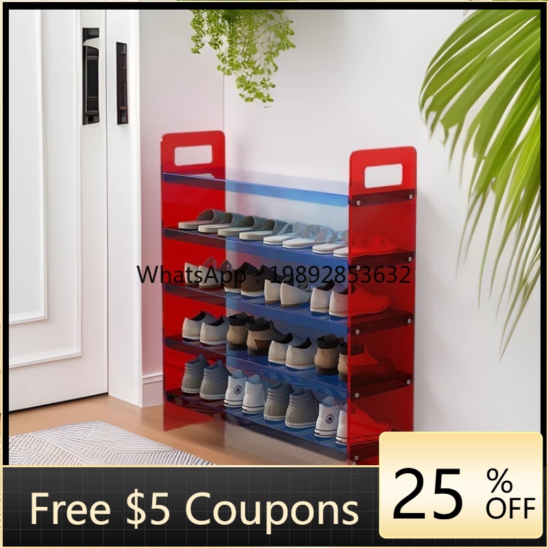 Shoe Rack Cabinet Narrow Entryway - LYY Lekki luksusowy prosty regał na