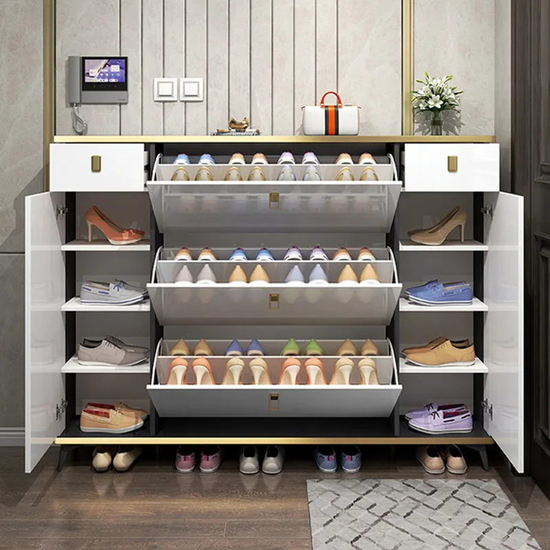 Ultracienkie, wąskie szafki na – Shoe Rack Cabinet Narrow Entryway recenzja i cena