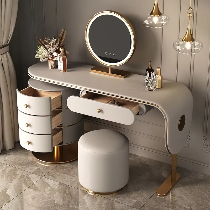 Zestaw toaletki drewnianej wys – Dressing Table Vanity With Lighted Mirror recenzja i cena