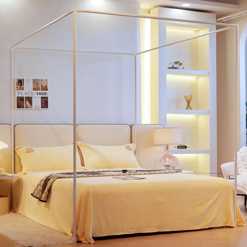Wysokiej jakości słupki do ram – Canopy Bed Frame Metal Queen recenzja i cena