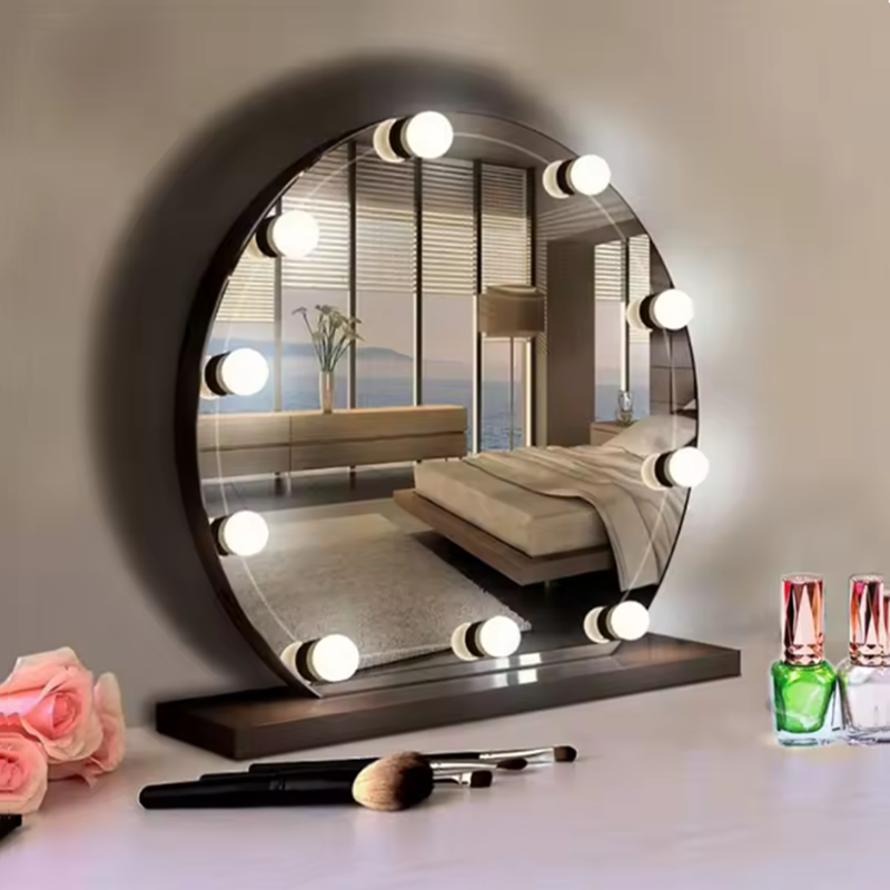 Odłączane żarówki LED do lustr – Dressing Table Vanity With Lighted Mirror recenzja i cena