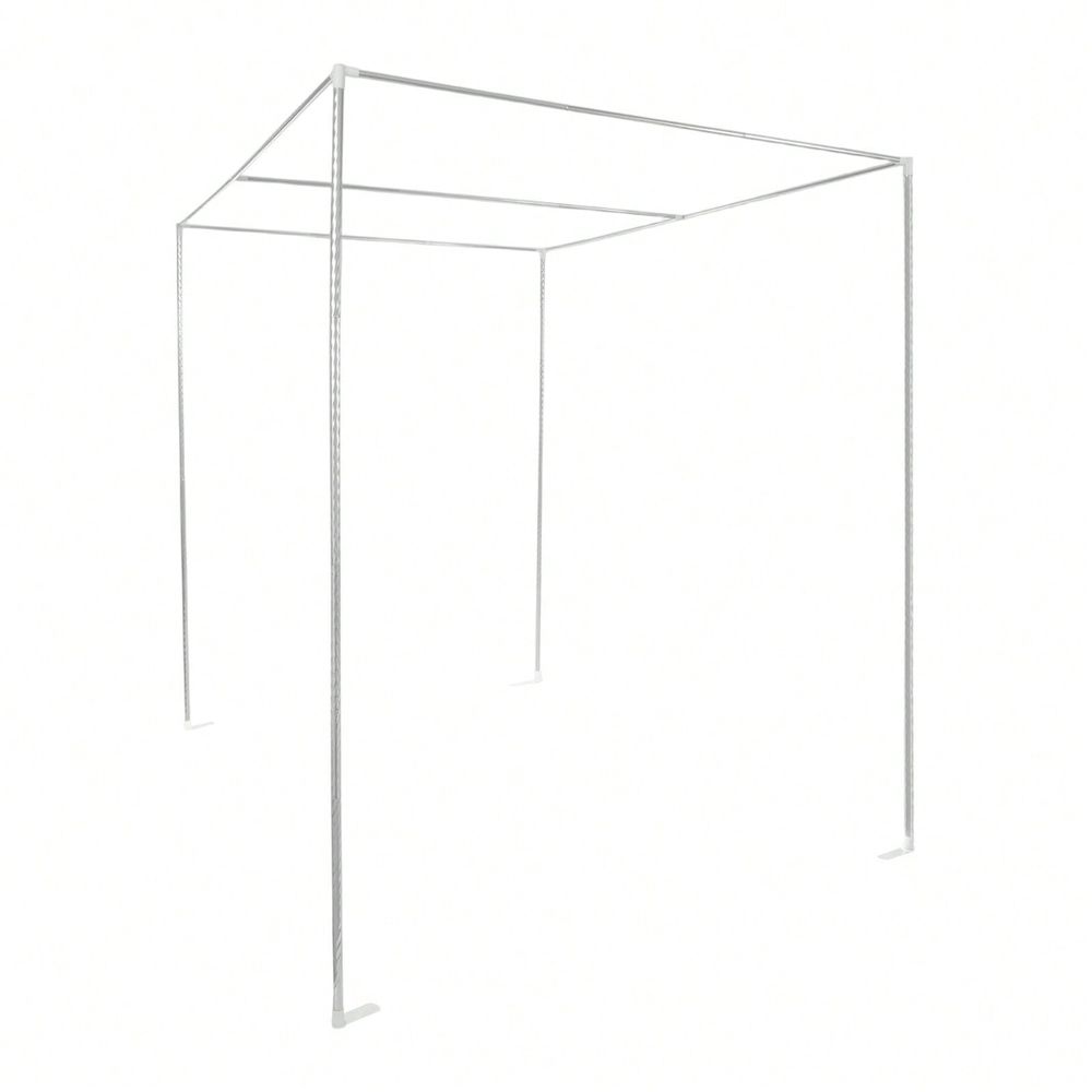 Rama łóżka z baldachimem 2x2m, – Canopy Bed Frame Metal Queen recenzja i cena