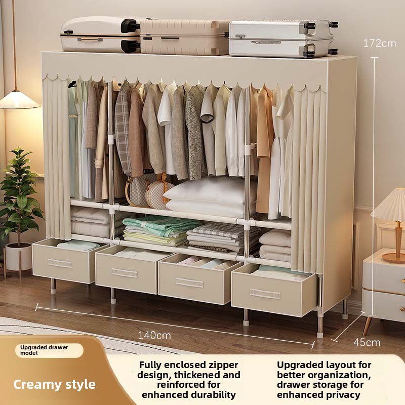 Przenośna szafa z pokrywą, skł – Wardrobe Closet Portable Fabric Cover recenzja i cena