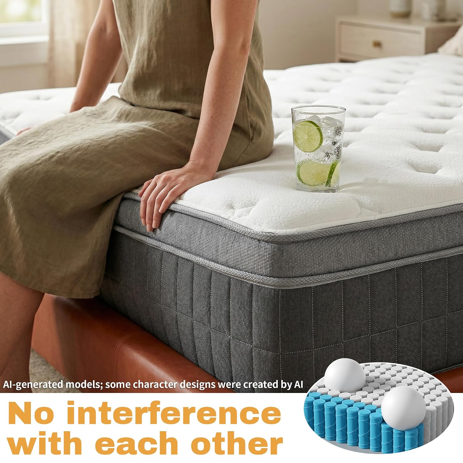 Materac Queen Size w pudełku,  – Memory Foam Mattress In A Box Queen recenzja i cena