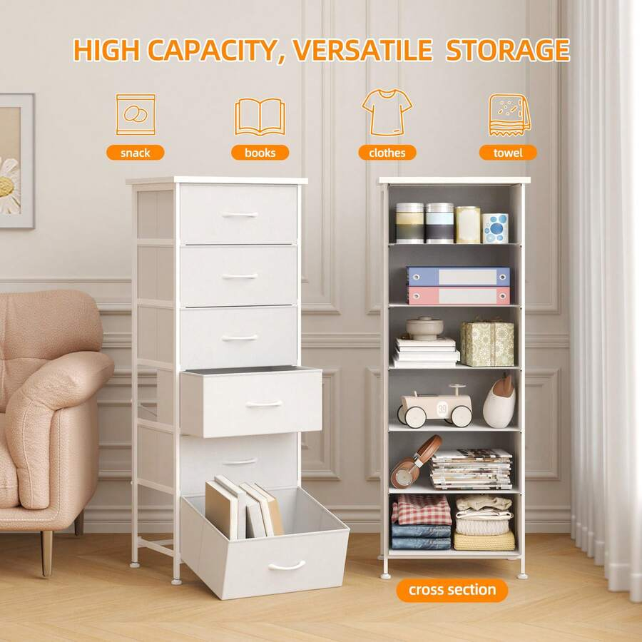 Tomnk Stolik boczny z 6 szufla – Bedroom Furniture recenzja i cena