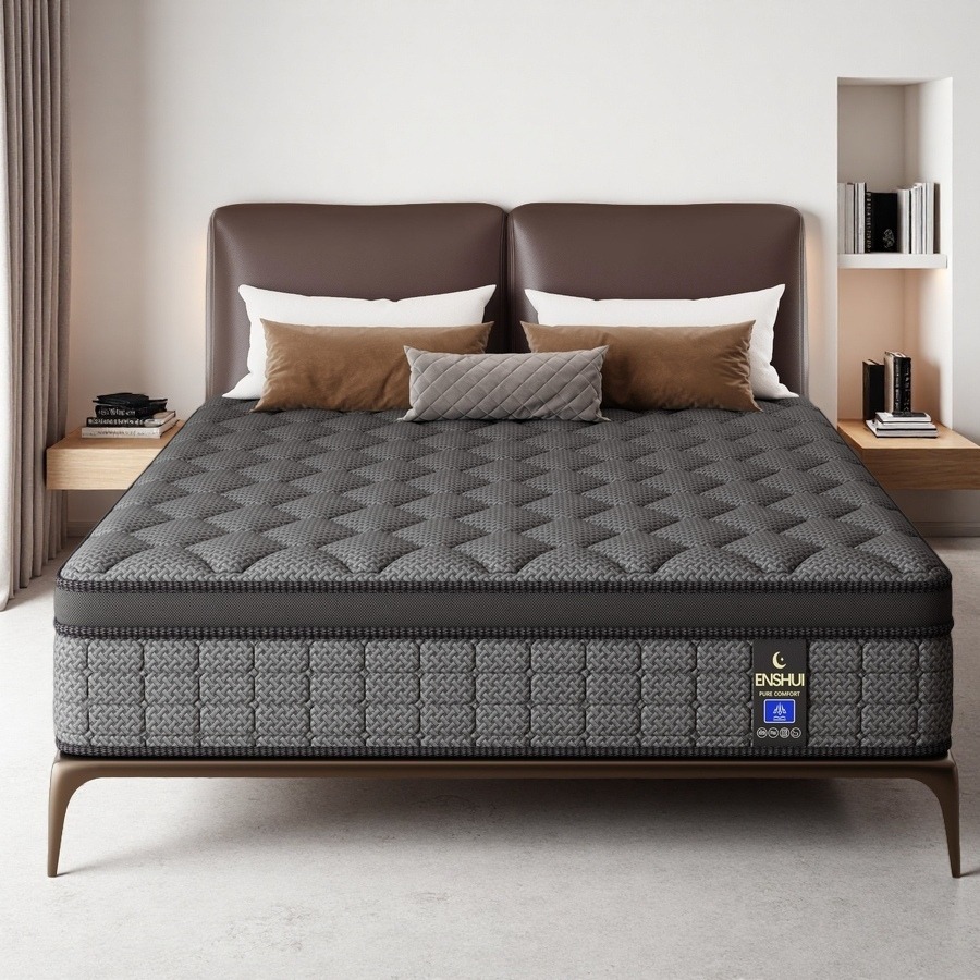 Materac hybrydowy z pianki mem – Memory Foam Mattress In A Box Queen recenzja i cena
