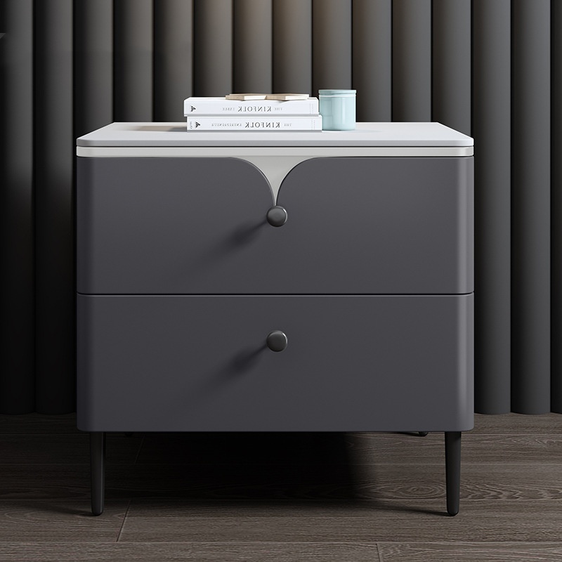 Nowoczesny stolik nocny z lite – Solid Wood Nightstand 2 Drawers recenzja i cena